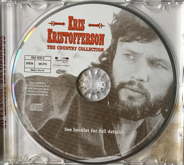 Kris Kristofferson - The Country Collection (20 Classic Recordings) (CD, Comp, RE) - Image 5
