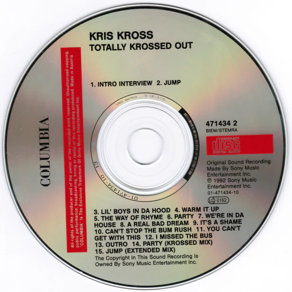 Kris Kross - Totally Krossed Out (CD, Album) - Image 3