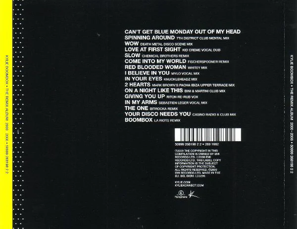 Kylie Minogue - Boombox: The Remix Album 2000-2008 (CD, Comp) - Image 2