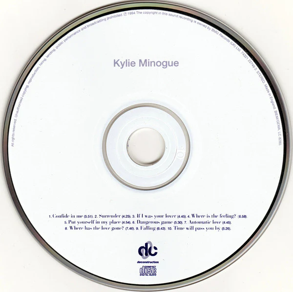Kylie Minogue - Kylie Minogue (CD, Album) - Image 4