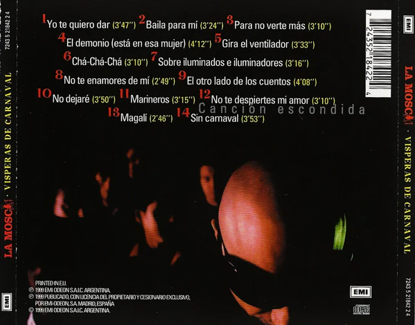 La Mosca Tsé-Tsé - Visperas De Carnaval (CD, Album) - Image 2