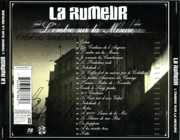 La Rumeur - L'ombre Sur La Mesure (CD, Album) - Image 2