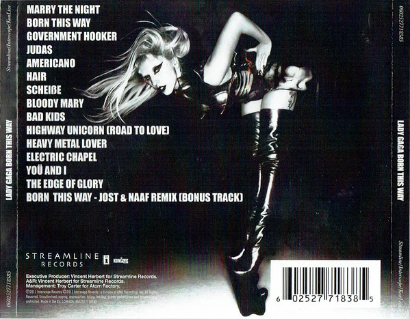 Lady Gaga - Born This Way (CD, Album, RP) - Image 2