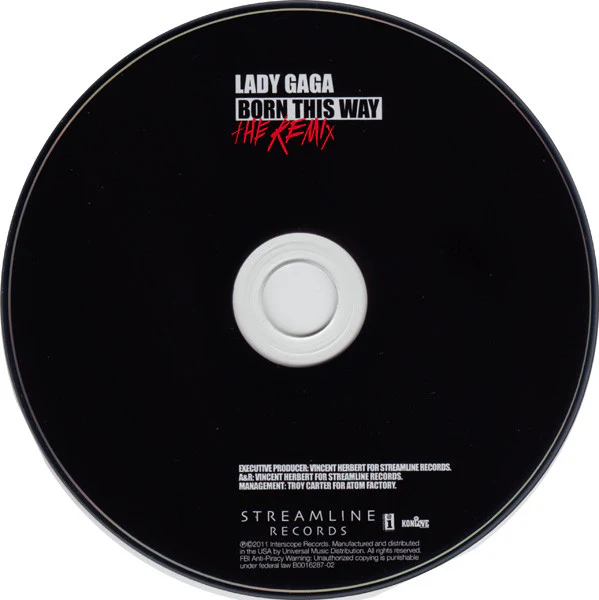 Lady Gaga - Born This Way - The Remix (CD, Comp) - Image 3