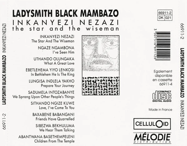 Ladysmith Black Mambazo - Inkanyezi Nezazi - The Star And The Wiseman (CD, Album) - Image 2