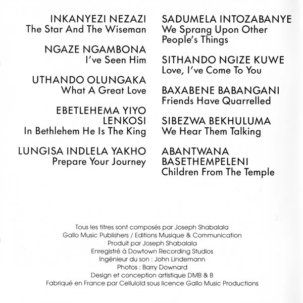 Ladysmith Black Mambazo - Inkanyezi Nezazi - The Star And The Wiseman (CD, Album) - Image 5