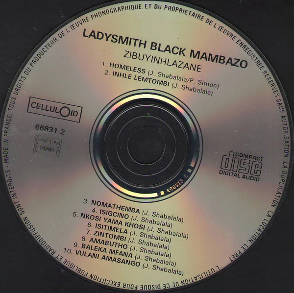Ladysmith Black Mambazo - Zibuyinhlazane (CD, Album) - Image 3
