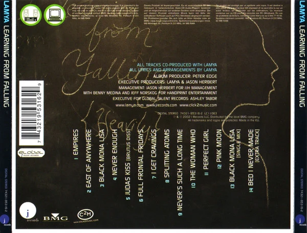 Lamya - Learning From Falling (CD, Album, Copy Prot.) - Image 2