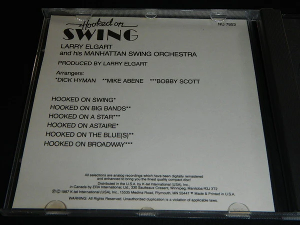 Larry Elgart And His Manhattan Swing Orchestra - Hooked On Swing (CD) - Image 4