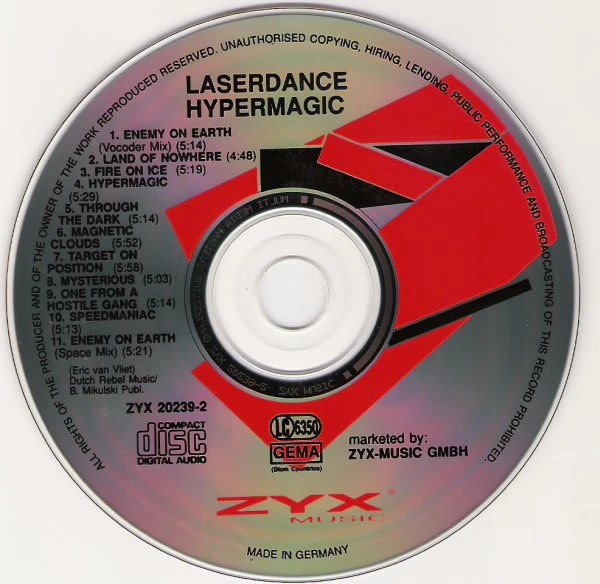 Laserdance - Hypermagic (CD, Album) - Image 3