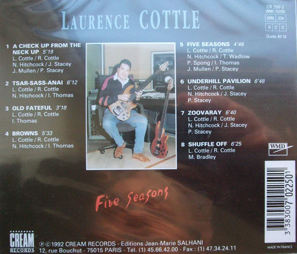 Laurence Cottle - Five Seasons (CD, Album) - Image 2
