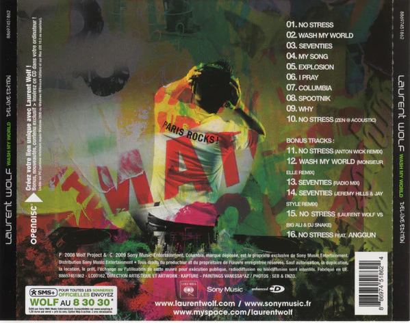 Laurent Wolf - Wash My World (Deluxe Edition) (CD, Album, Dlx, Enh) - Image 5