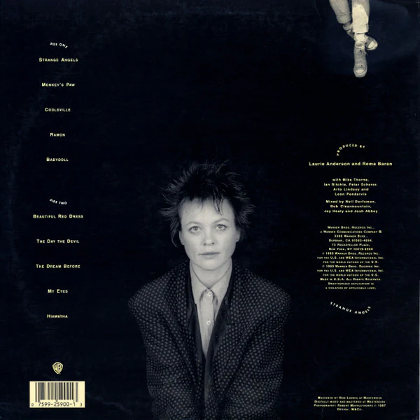 Laurie Anderson - Strange Angels (LP, Album) - Image 2