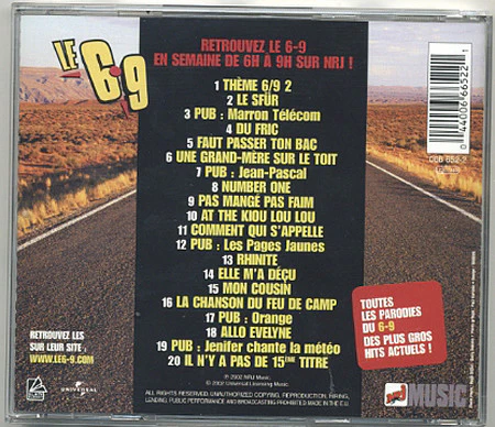 Le 6-9 - RN 6-9 - L'Album (CD, Album) - Image 2