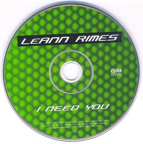 LeAnn Rimes - I Need You (CD, Comp) - Image 3