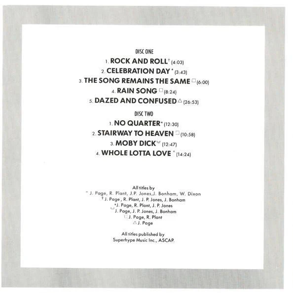 Led Zeppelin - The Soundtrack From The Film The Song Remains The Same (2xCD, Album, RE) - Image 3