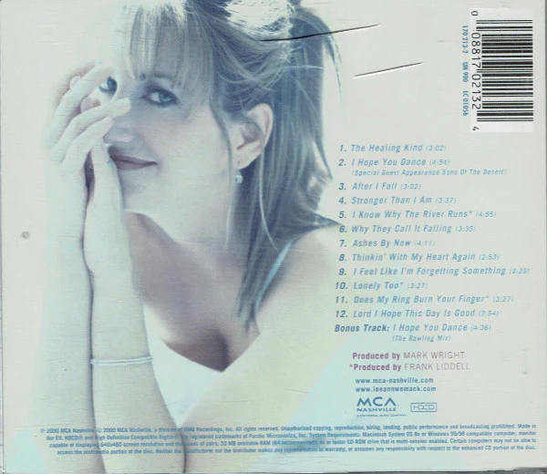 Lee Ann Womack - I Hope You Dance (HDCD, Album, Enh) - Image 3