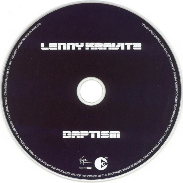 Lenny Kravitz - Baptism (CD, Album, Copy Prot.) - Image 3