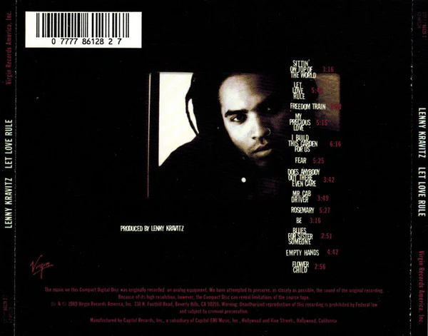 Lenny Kravitz - Let Love Rule (CD, Album) - Image 2