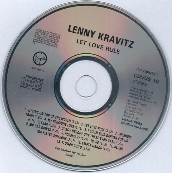 Lenny Kravitz - Let Love Rule / Mama Said / Are You Gonna Go My Way (CD, Album, RE + CD, Album, RE + CD, Album, RE + Bo) - Image 5