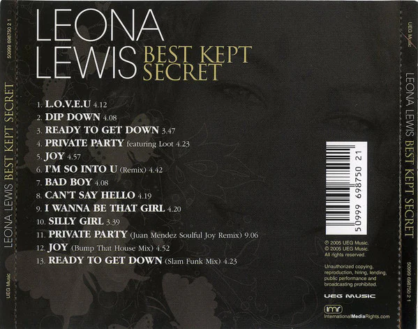 Leona Lewis - Best Kept Secret (CD, Album) - Image 2