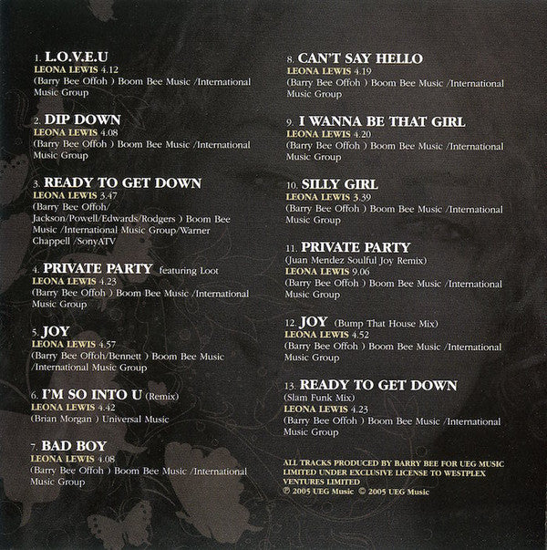 Leona Lewis - Best Kept Secret (CD, Album) - Image 4