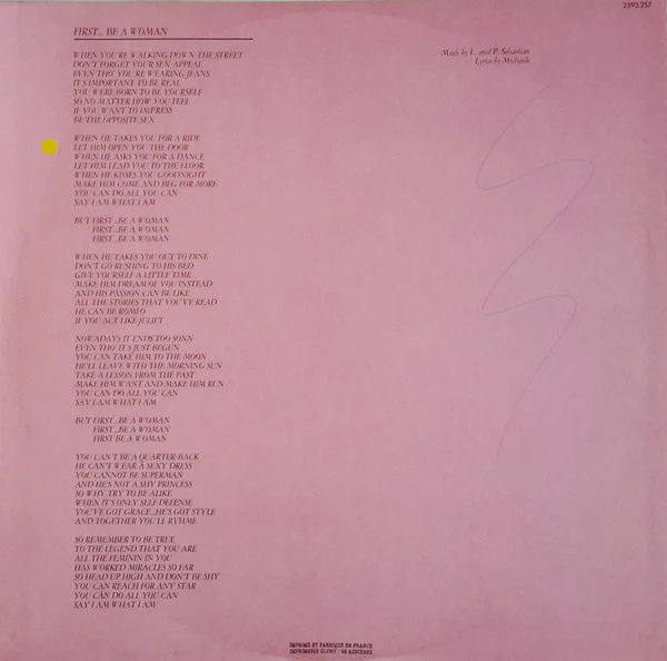Leonore O'Malley* - First Be A Woman (LP, Album) - Image 3