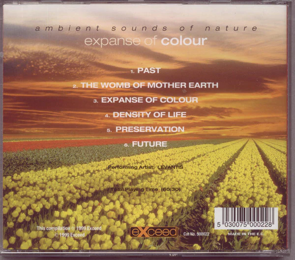 Levantis - Ambient Sounds Of Nature: Expanse Of Colour (CD, Comp) - Image 2