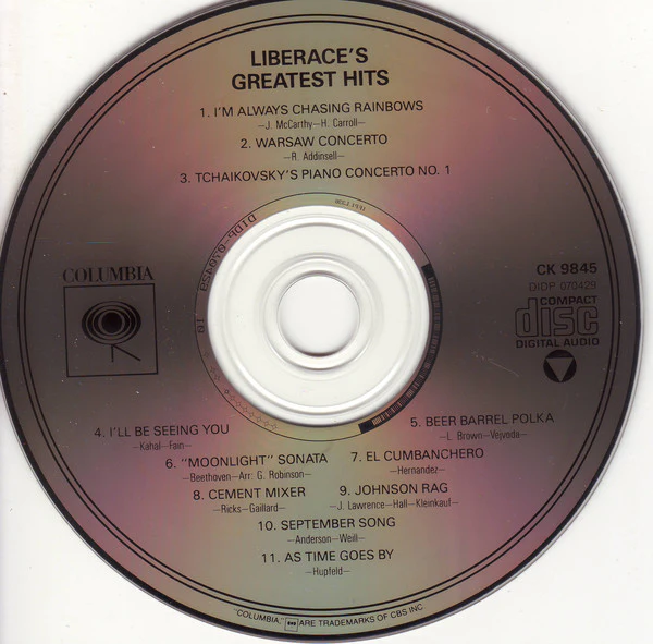 Liberace - Liberace's Greatest Hits (CD, Comp) - Image 2