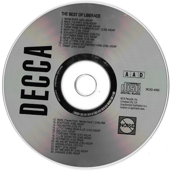 Liberace - The Best Of Liberace (CD, Comp) - Image 3