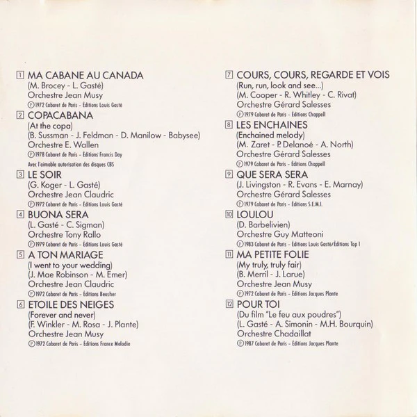 Line Renaud - Ma Cabane Au Canada (CD, Comp) - Image 3