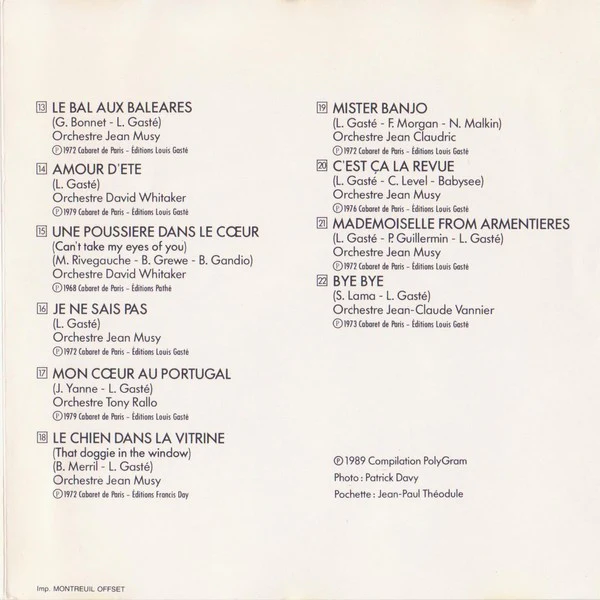 Line Renaud - Ma Cabane Au Canada (CD, Comp) - Image 4