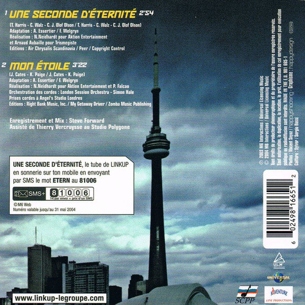 Linkup - Une Seconde D'éternité (CD, Single, Car) - Image 2