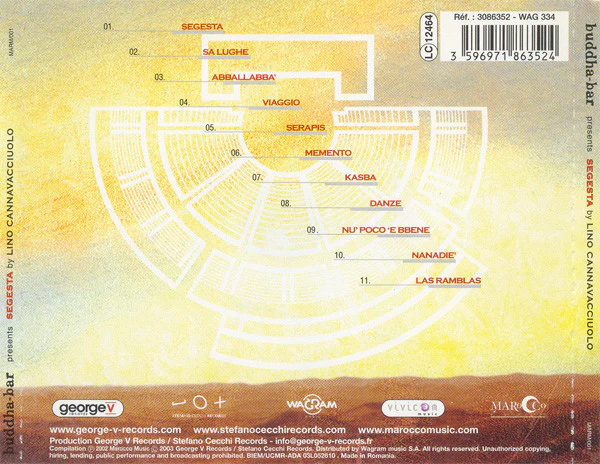 Lino Cannavacciuolo - Buddha Bar Presents Segesta (CD, Album) - Image 2
