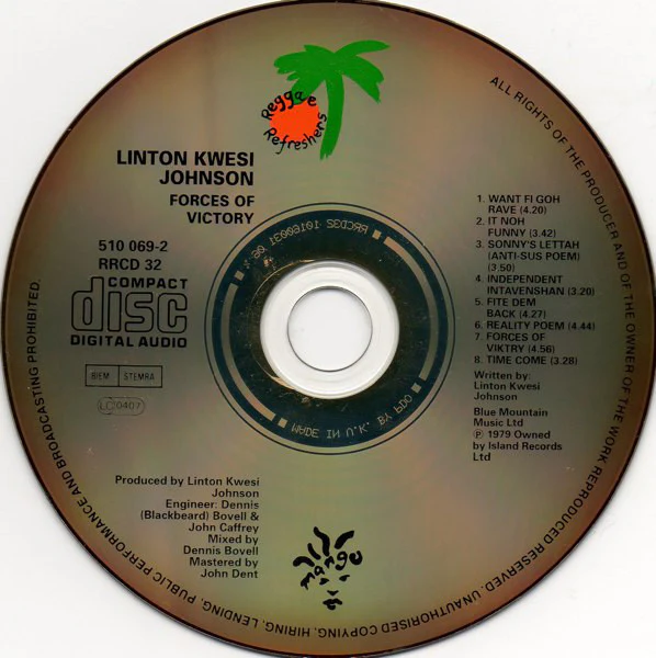 Linton Kwesi Johnson - Forces Of Victory (CD, Album, RE) - Image 3