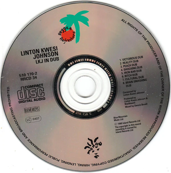 Linton Kwesi Johnson - LKJ In Dub (CD, Album, RE) - Image 4