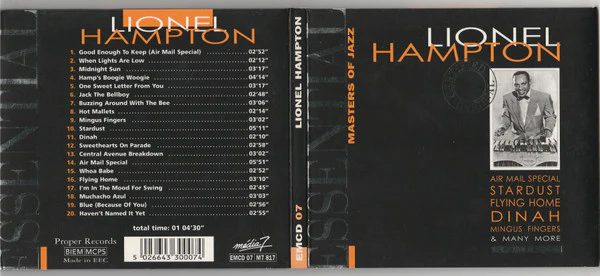 Lionel Hampton - Lionel Hampton (CD, Comp) - Image 4
