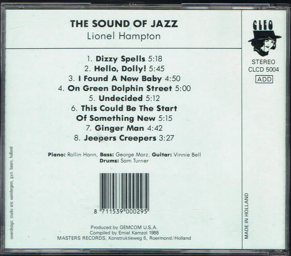 Lionel Hampton - The Sound Of Jazz (CD, Album) - Image 3
