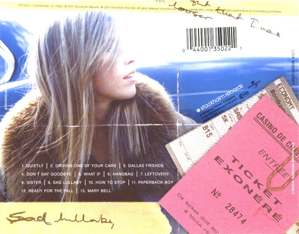 Lisa Miskovsky - Lisa Miskovsky (CD, Album) - Image 3