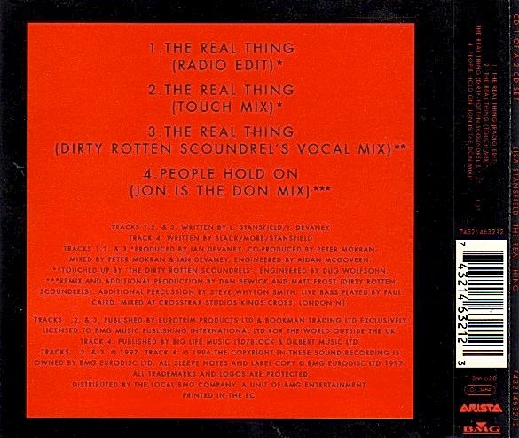 Lisa Stansfield - The Real Thing (CD, Single, CD1) - Image 2