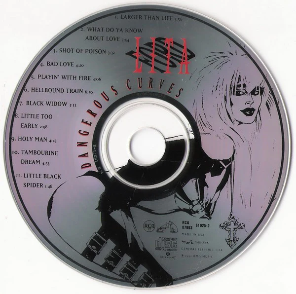 Lita Ford - Dangerous Curves (CD, Album) - Image 3