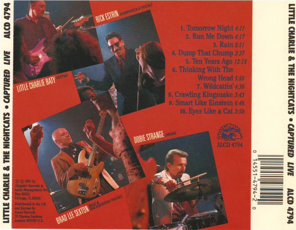 Little Charlie And The Nightcats - Captured Live (CD, Album) - Image 2