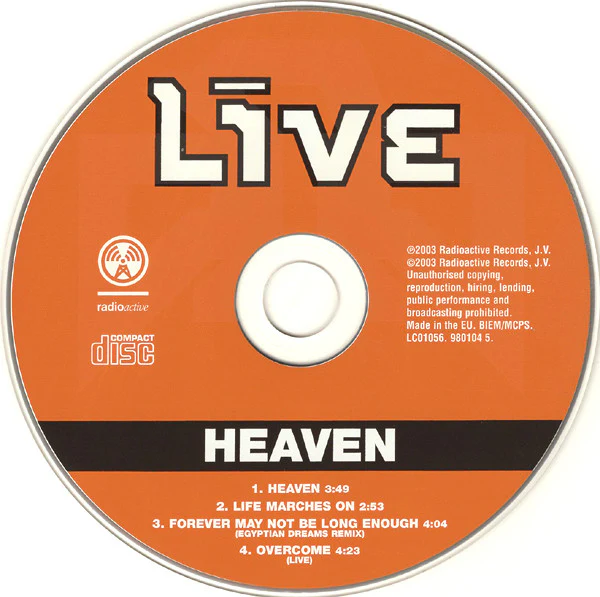 Live - Heaven (CD, Maxi) - Image 4