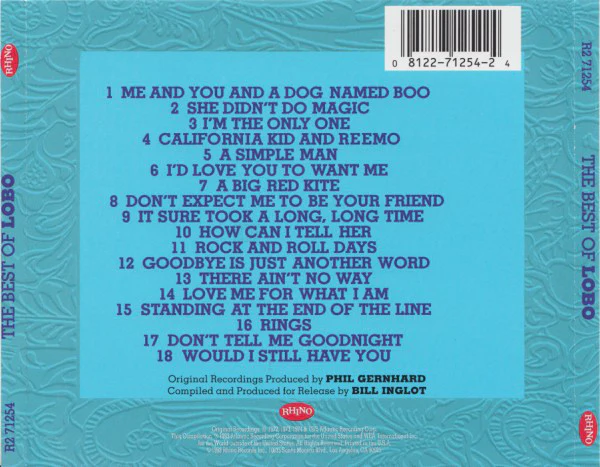 Lobo (3) - The Best Of (CD, Comp, RE) - Image 2