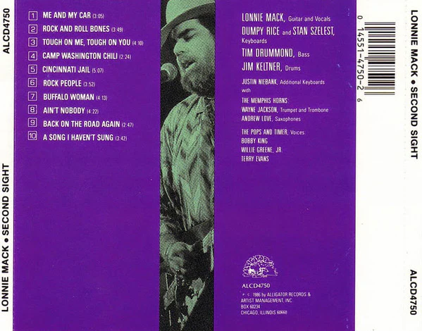 Lonnie Mack - Second Sight (CD, Album, RE) - Image 2
