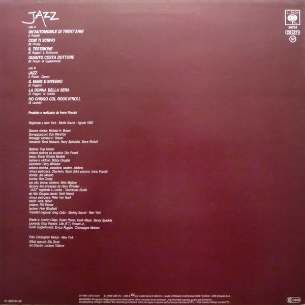 Loredana Bertè - Jazz (LP, Album) - Image 2