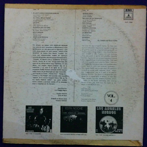 Los Angeles Negros - Otra Cita Con Los Angeles Negros (LP, Album) - Image 2