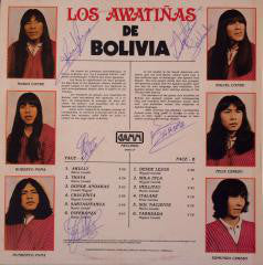 Los Awatiñas* - Los Awatiñas De Bolivia (LP) - Image 2