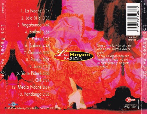 Los Reyes - Pasión (CD, Album) - Image 2