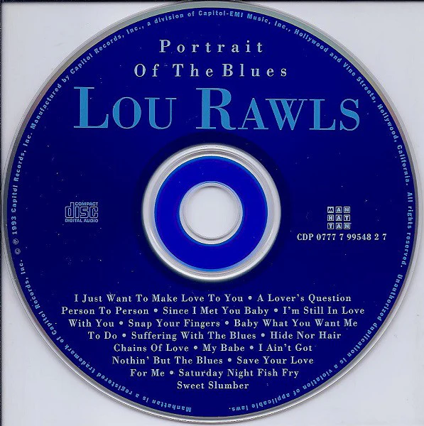 Lou Rawls - Portrait Of The Blues (CD, Album) - Image 3